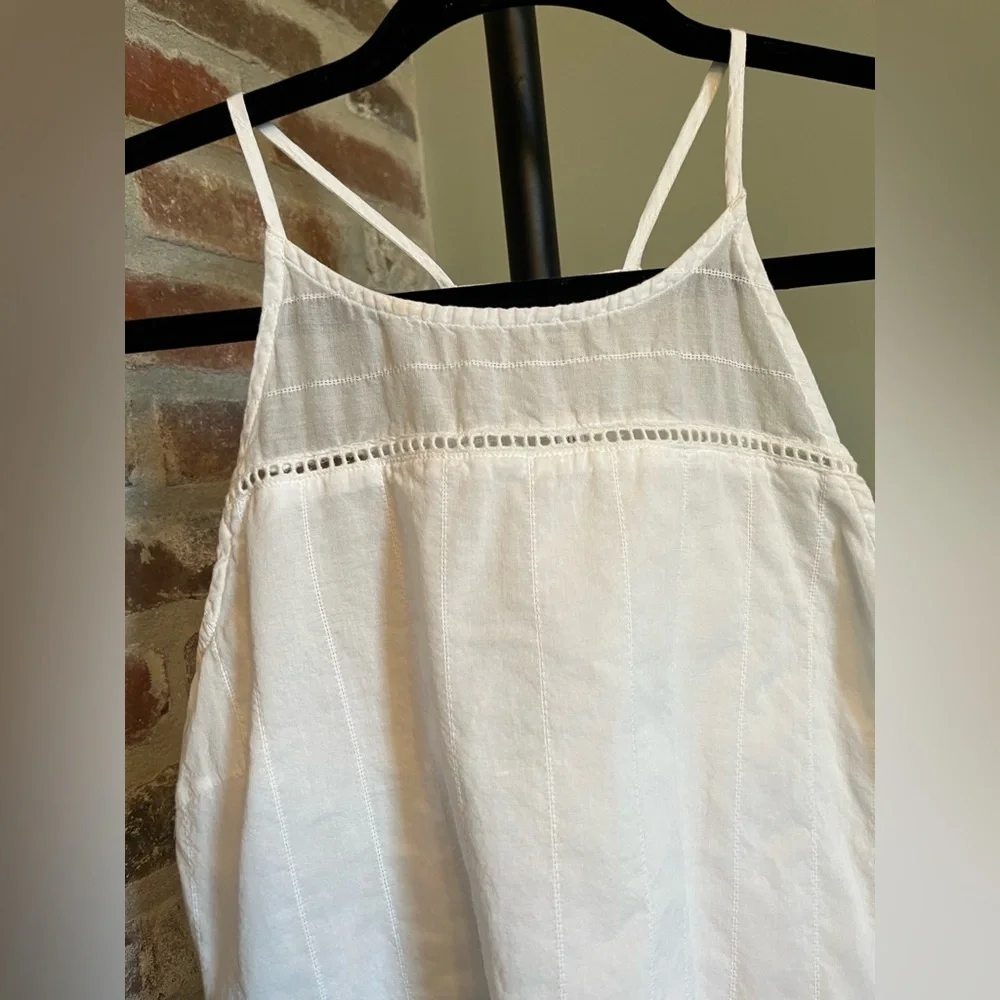 Kulh white cotton tank | size medium